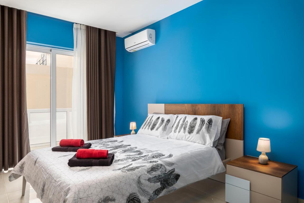 Modern 3Br Stylish Apartment With Large Balcony - Close To St Julians And St Georges Bay Is-Swieqi Eksteriør bilde