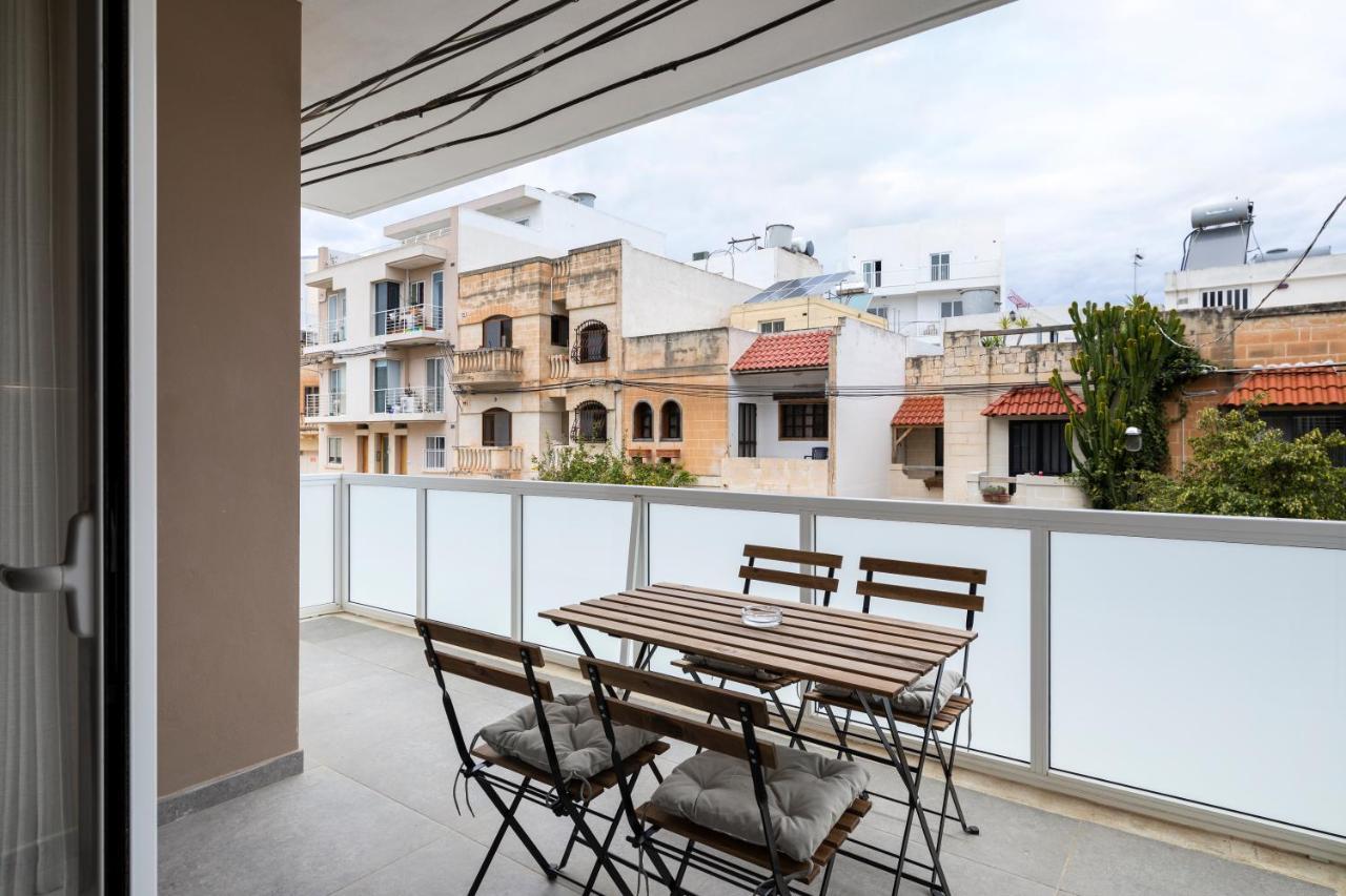 Modern 3Br Stylish Apartment With Large Balcony - Close To St Julians And St Georges Bay Is-Swieqi Eksteriør bilde