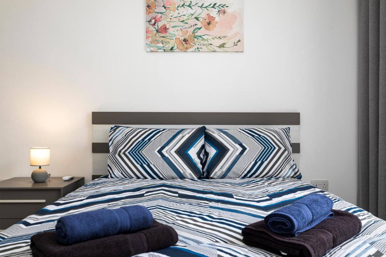 Modern 3Br Stylish Apartment With Large Balcony - Close To St Julians And St Georges Bay Is-Swieqi Eksteriør bilde