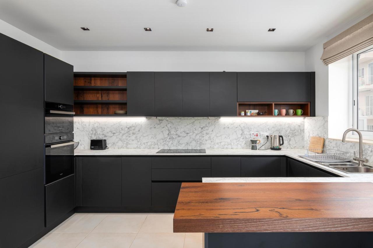 Modern 3Br Stylish Apartment With Large Balcony - Close To St Julians And St Georges Bay Is-Swieqi Eksteriør bilde